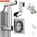 LSSH Handheld Toilet Bidet Sprayer Set Kit Stainless Steel Hand Bidet faucet for Bathroom Hand Sprayer Shower Head Self Cleaning