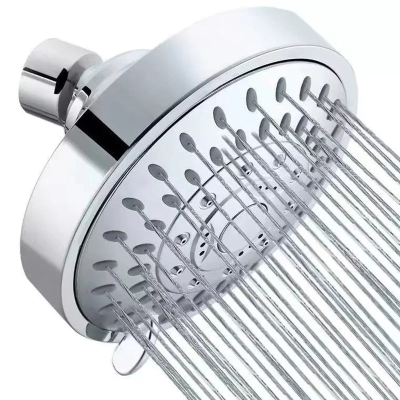 5 Modes High Pressure Shower Head 4Inch Sprayer Adjustable Rainfall Shower Head Sprayer Bathroom Fixture Faucet Replacement Part