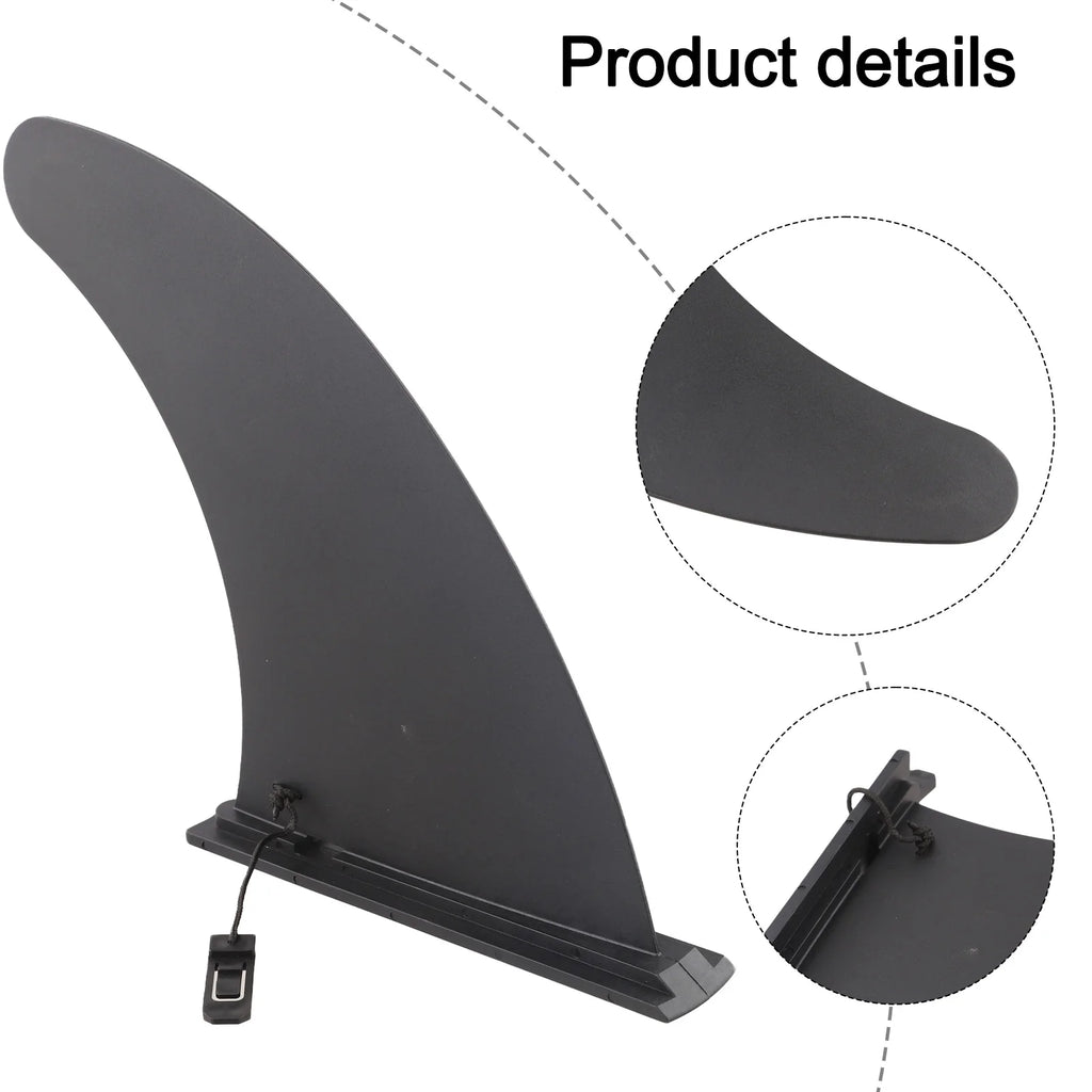 Surf Water Wave Fin 9 Inch for Stand Up Paddle Board and Surfboard Easy Mount Installation Perfect for Beginners