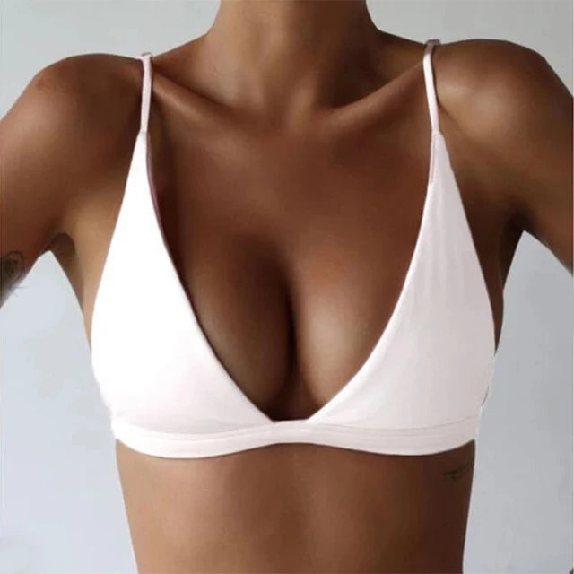 Bikini 2026 Solid Swimsuit Women Swimwear Push Up Bikini Set Brazilian Bathing Suit Summer Beach Wear Swimming Suit