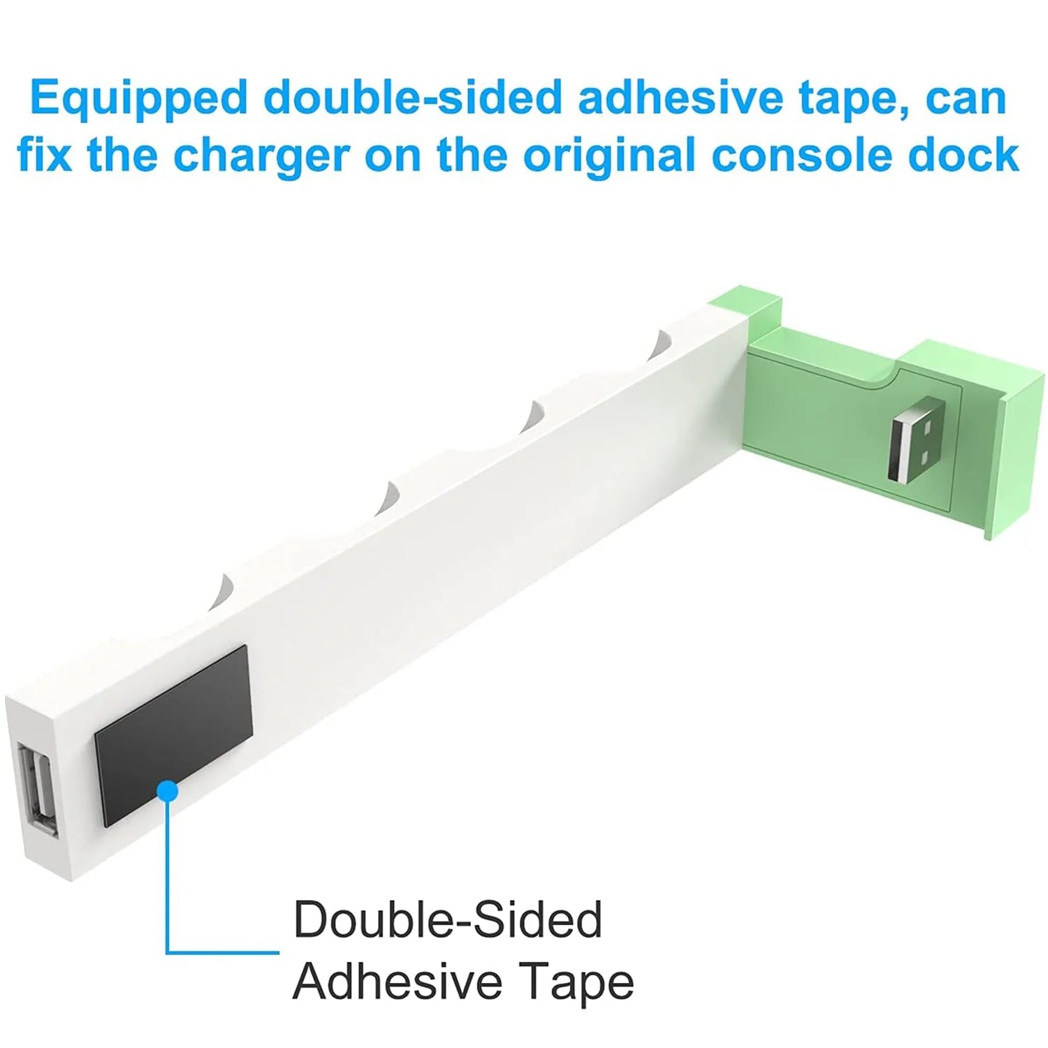IPEGA PG-9186 Charging Dock Station for Switch&OLED - Charges Up To 4 Controllers, Compatible with Switch and OLED Model