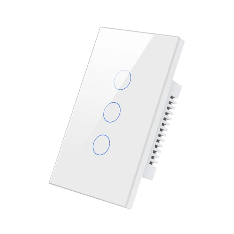 AAAEL-Wifi Smart Wall Switch LED Light Switches 1/2/3/4 Gang Smart Touch Sensor US Plug