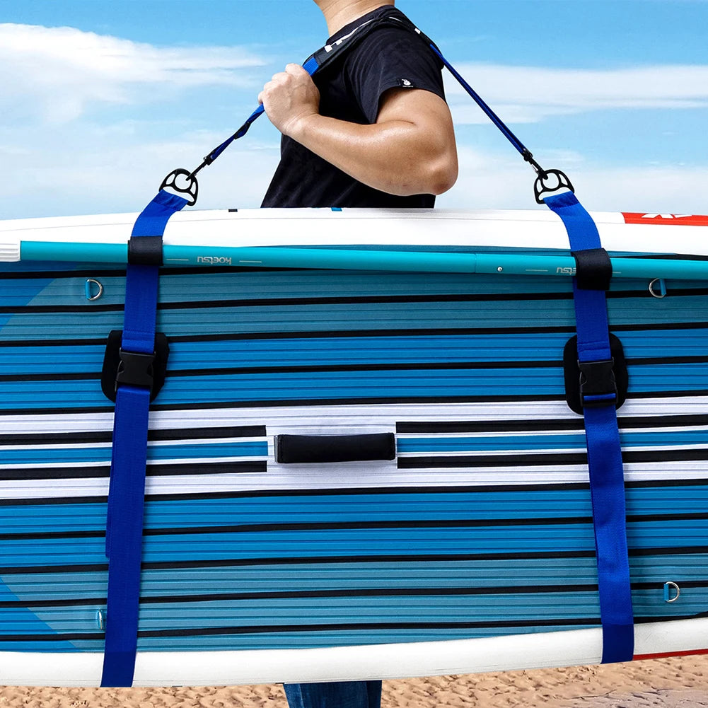 SUP Carrying Strap Adjustable Surfboard Shoulder Strap Stand Up Surf Paddle Board Carrier for Paddleboards Surfboards Longboards