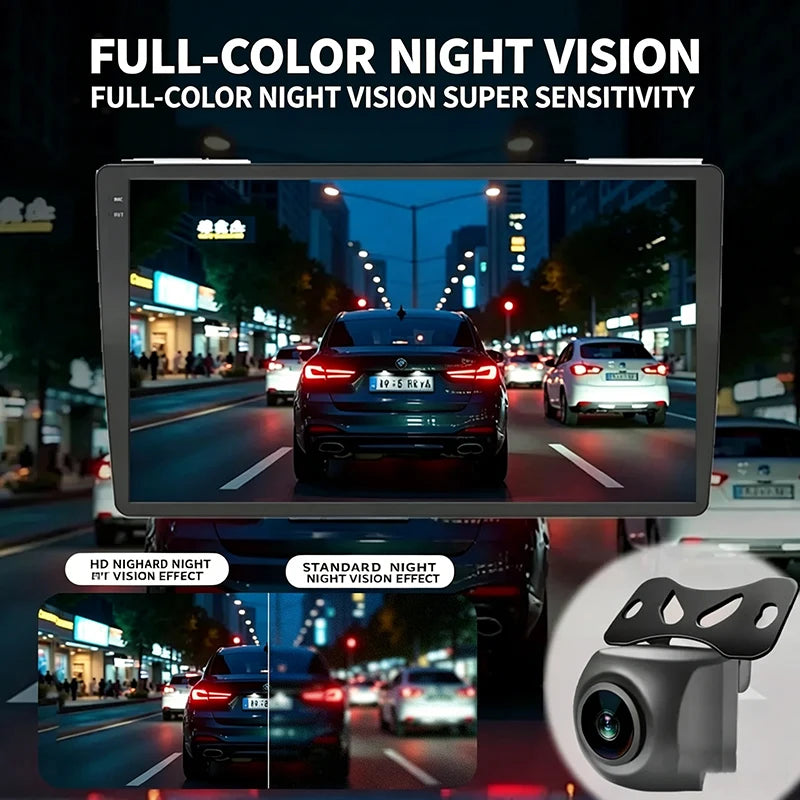 Car Camera HD Night Vision AHD/CCD Universal Dynamic Trajectory Reversing Camera Waterproof Fisheye 170 Degrees.