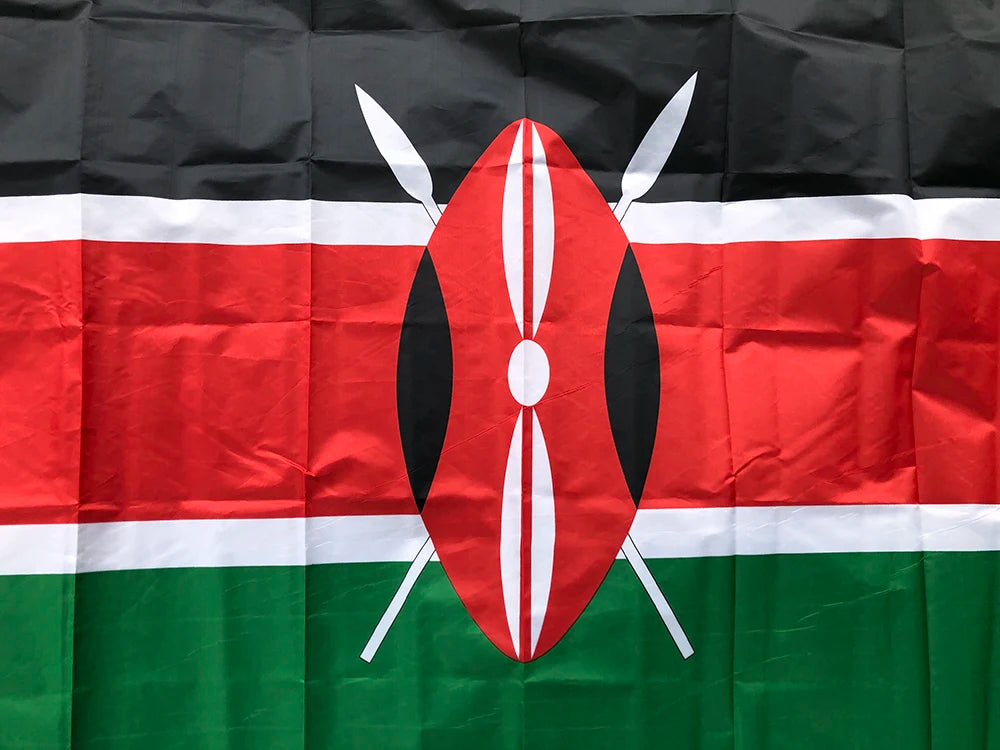 SKY FLAG Kenya Flag 90x150cm High Quality Polyester Standard Hanging Ken Ke Kenya Flag For Decoration
