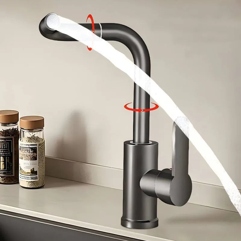 STARON Bathroom Basin Mixer Bathroom Basin Faucet 720° Rotatable For Sinks Stainless Steel Hot And Cold Mixer Tap Accessories