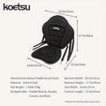 KOETSU Paddle Board Easy Seat Surfing SUP Paddle Board Rowing Board Canoe Portable Backrest Cushion