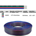 22 AWG 2Pin 3Pin 4Pin 5Pin 6Pin Electronic Cable Extension Wire for 5050 3528 COB RGBW RGB CCT RGBWW RGBCCT LED Strip Lights Car
