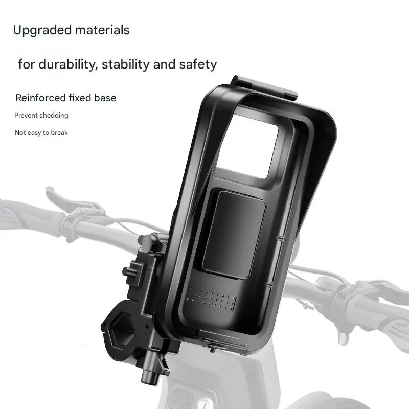 Three Proof Car Phone Holder Waterproof Dustproof Anti-Fall for Motorcycles Electric Bikes Bicycles - Secure Mounting