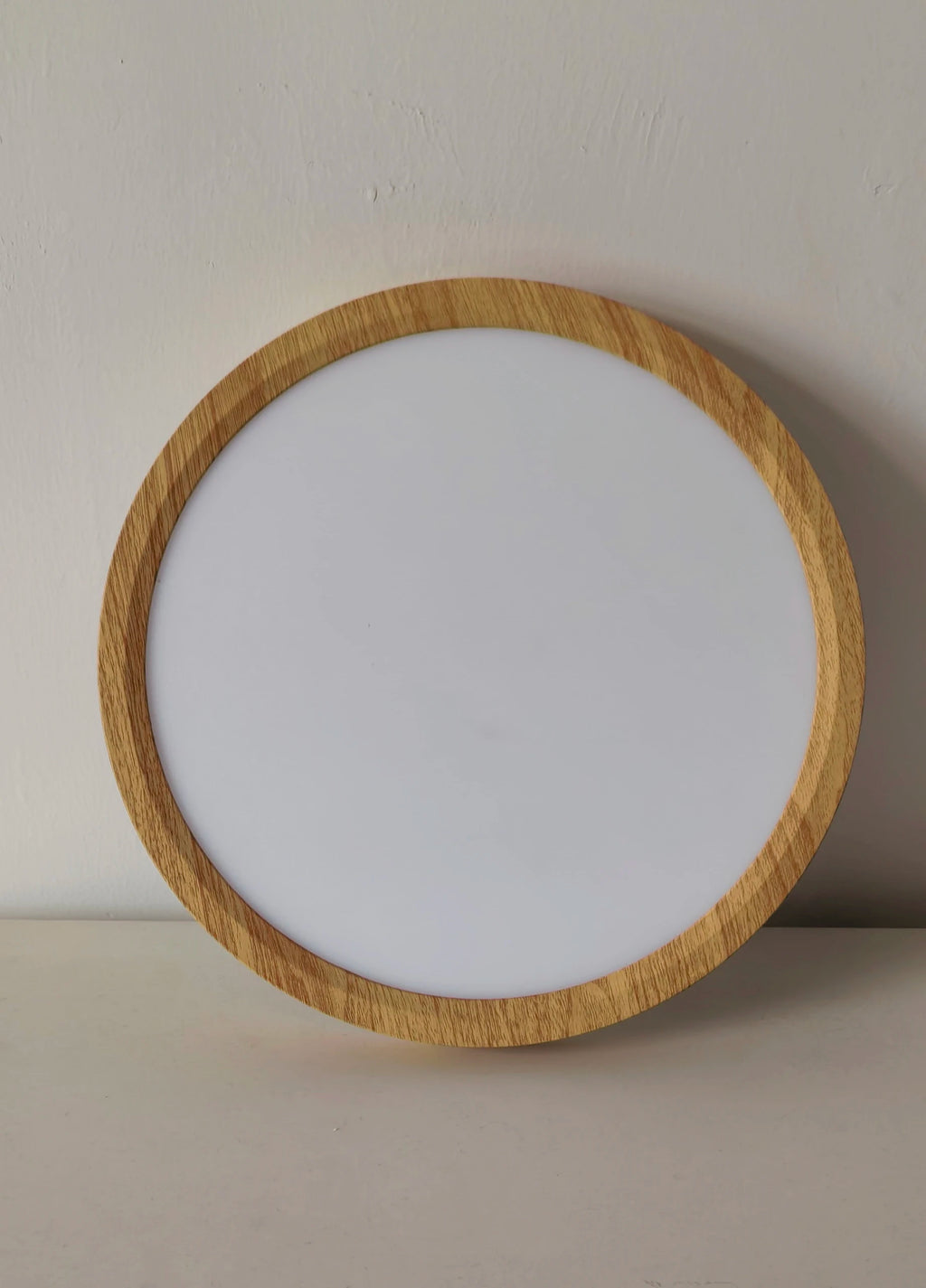 Modern Wood Grain LED Ceiling Light Ultra-Thin Walnut Wood Ceiling Lamp Bedroom Bathroom Living Room Kitchen Home Decor Lighting