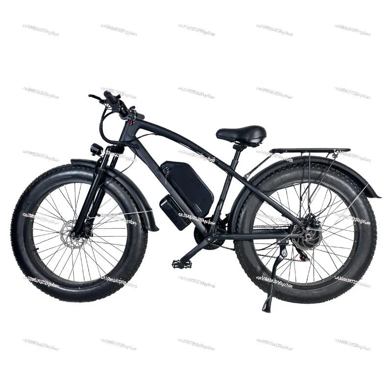 Electric bicycle 25km/h 48V lithium battery mountain bike adult lithium battery 26 inch two-wheeled battery car