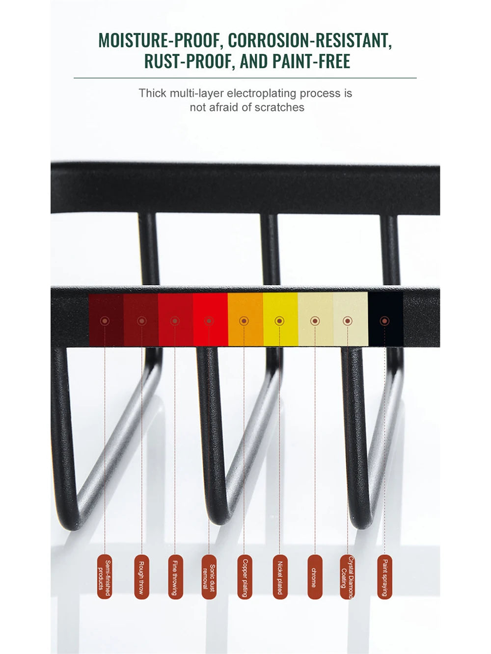 Bathroom Shower Rack Storage Rack Perforated Shower Storage Sponge Unidirectional Drainage Storage Rack Household And Household