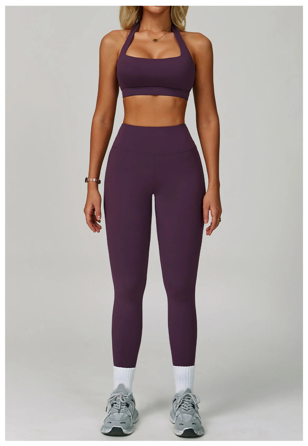 2Pcs Sets Women's Tracksuit Fitness Clothes Yoga Sets Sportswear Workout Bra High Waist Leggings Set Gym Clothing Sports Suits