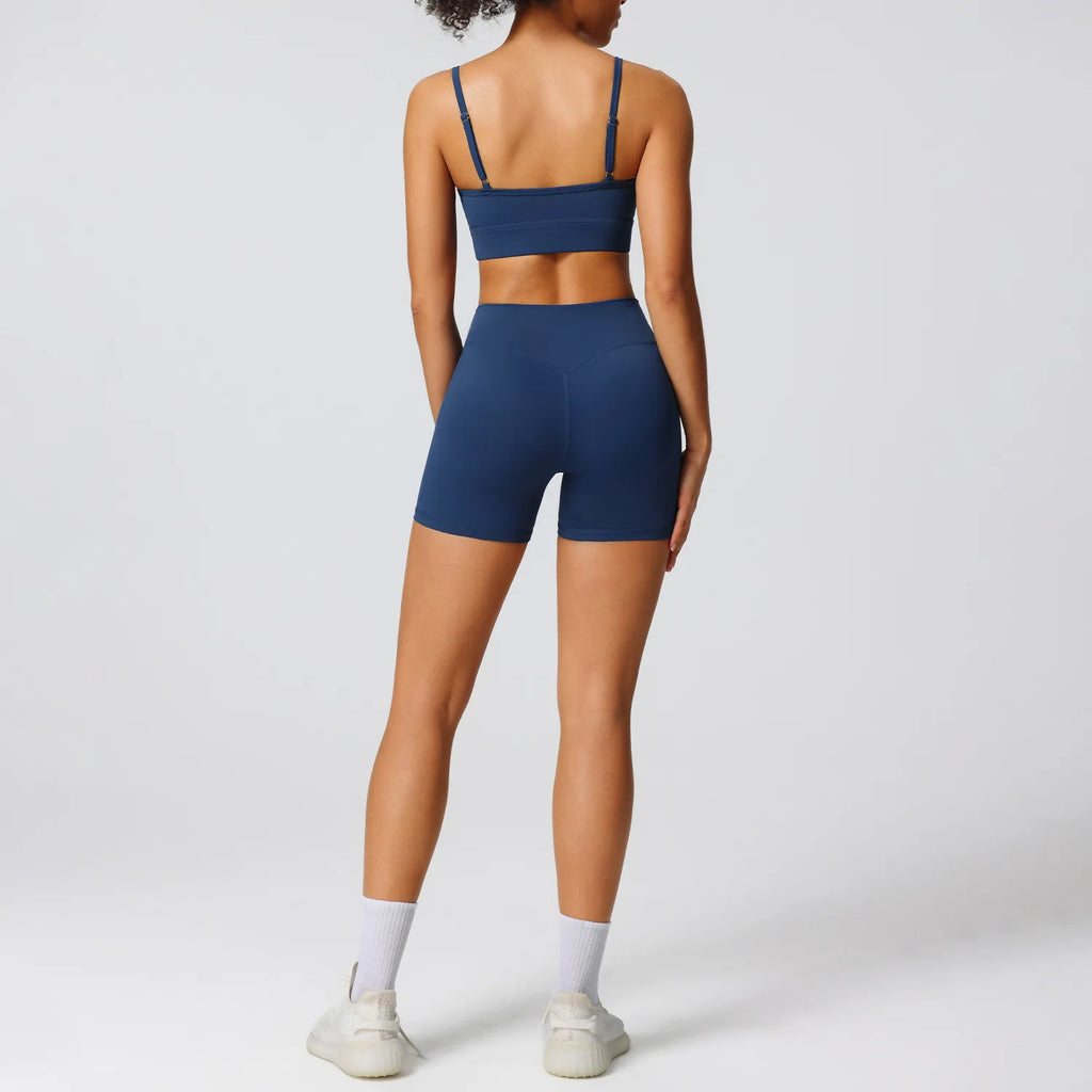 Sport Set Women Summer New Yoga Set Women's Outdoor Fitness Suit 2-piece Set Running Sportswear