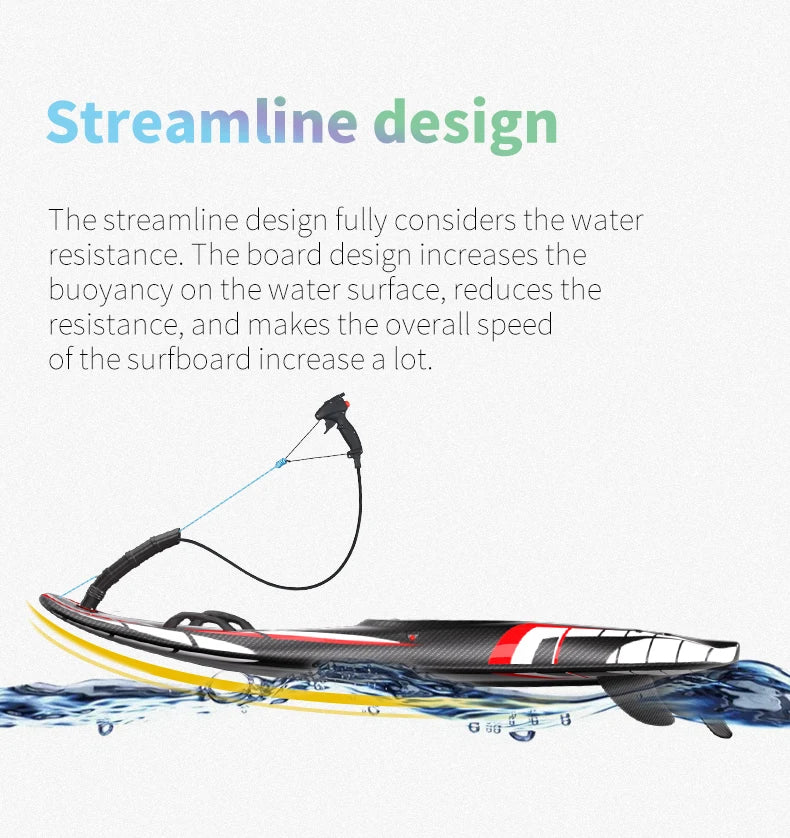 KOOTU Jet Surfboards Full Carbon Fiber Surfboards Fuel-powered surfboard 109cc Power Electric Surfboards Water Surfboards