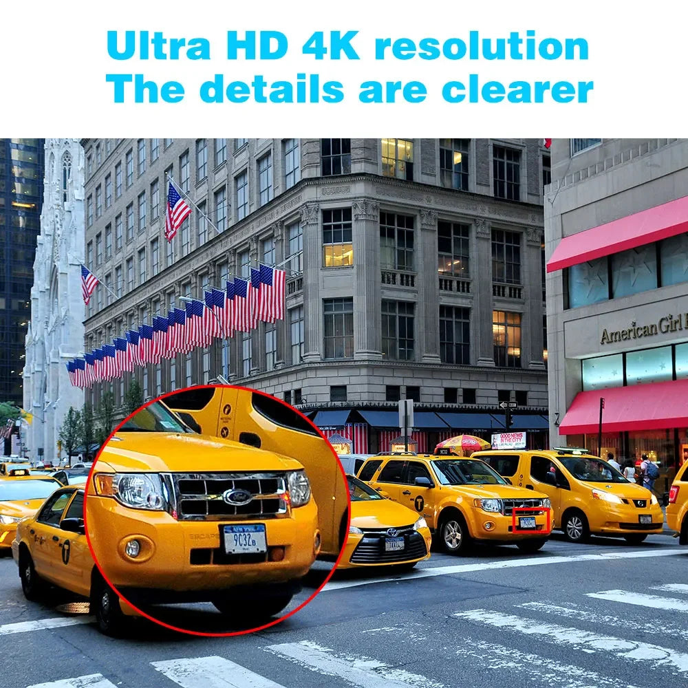 4K POE CCTV Camera Security System Kit Dome Outdoor Waterproof Color Night Vision IP Camera Video Surveillance System Kit 10CH