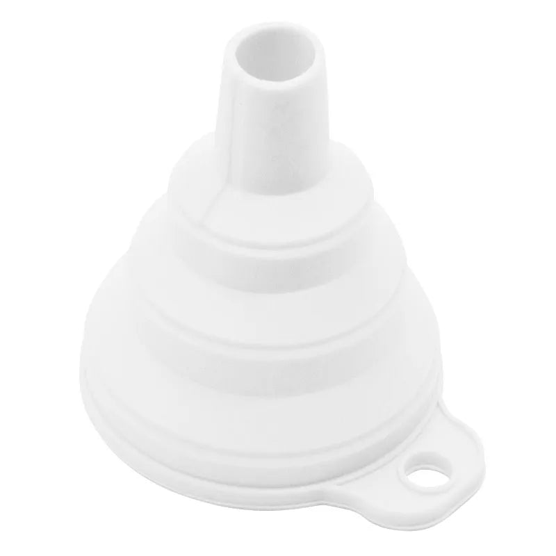Silicone Collapsible Funnel, Foldable Funnels For Water Liquid Oil, Kitchen Gadgets Accessories, Kitchen Utensils, Apartment Ess
