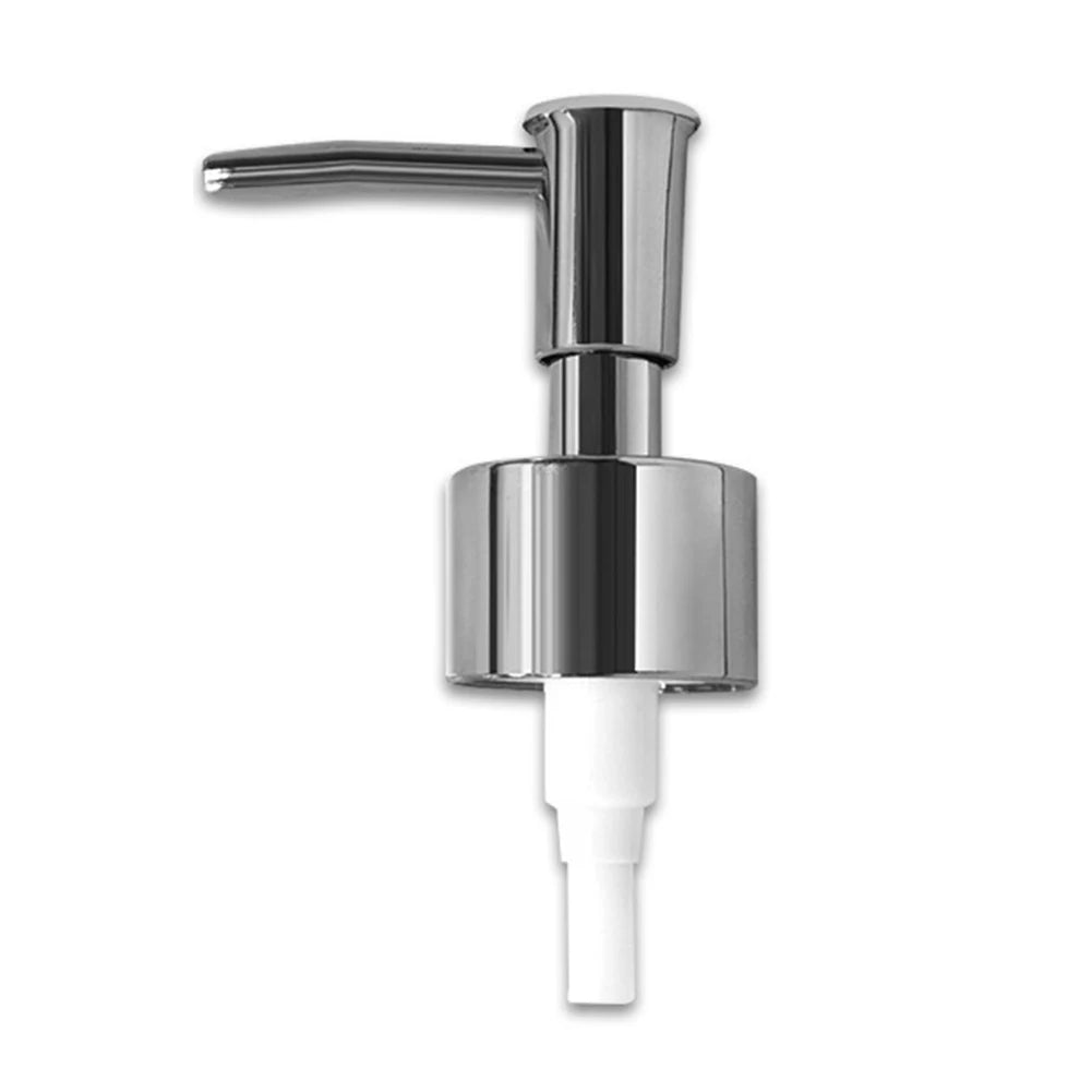Stylish Soap Dispenser Pump Kitchen Bathroom ABS Plastic Messy Spills Tarnish Resistant Brushed Gold Thread Standard