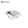 Stainless Steel Chrome Bathroom Hardware Set Square Towel Rack Towel Rack Tissue Holder Robe Hook Bathroom Rack Accessories