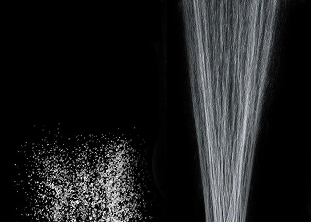 High Pressure Shower Head with One-click Stop Handheld Shower Head with Filters Water Saving Spray Hotel Bathroom Accessories