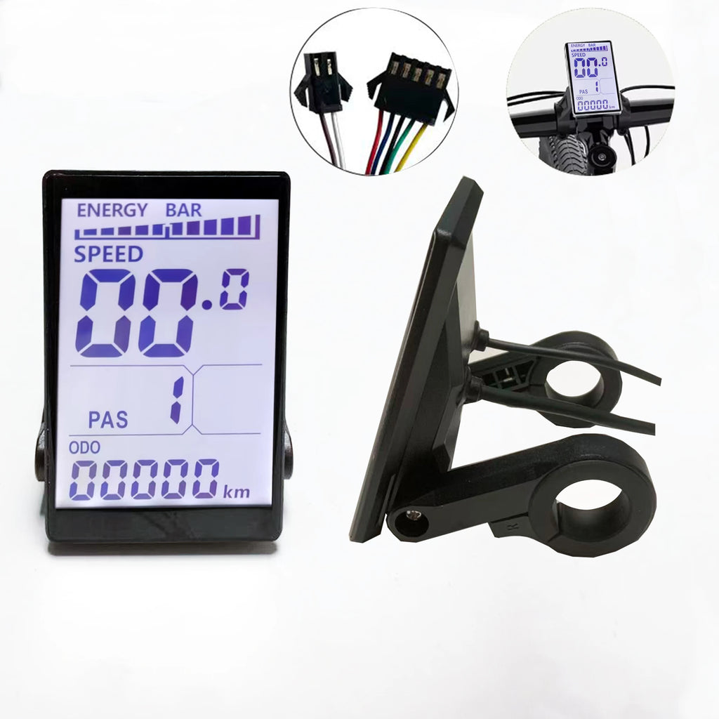 Sine Wave Dual Drive Brushless Motor Controller 25A+25A 500W+500W 36V 48V with M5 LCD Display UART No.2 for Two Motor e-bike