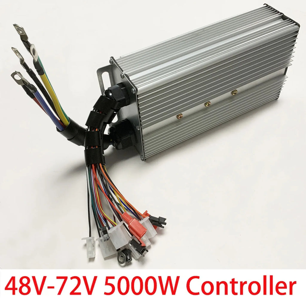 Electric Bicycle Controller 36V 48V 72V 84V 1000W 1500W 2000W 2500W 3000W 5000W 60-80A Triciclo FOC Controller for E- Scooter