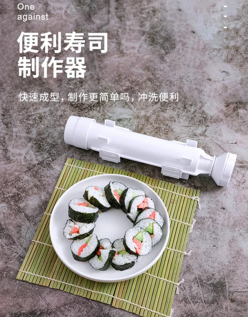 Quick Sushi Maker DIY Roller Rice Mold Meat Vegetable Rolling Mold Sushi Device Making Machine Bento Kitchen Gadgets