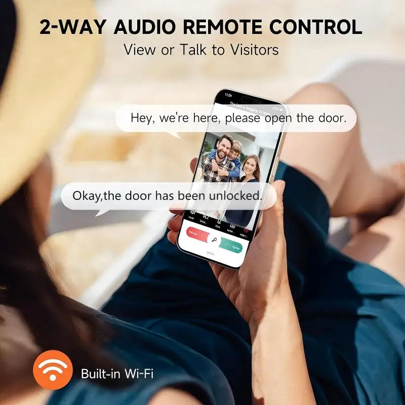 Tuya Wifi Palmprint 3d Face Recognition Smart Door Lock with Digital Camera Electronic Remote Control Door Lock for Wood Door