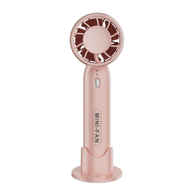 Portable Hand Fan Air Fan Cooler Outdoor Electric Fan Portable Air Conditioner Mini Cooler Cooling  USB Rechargeable Cold Fan