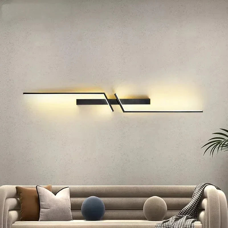Modern Minimalist LED Wall Lamps - Bedside Interior Lighting for Living Room Bedroom Stairs - TV Backlight Wall Decor Lights