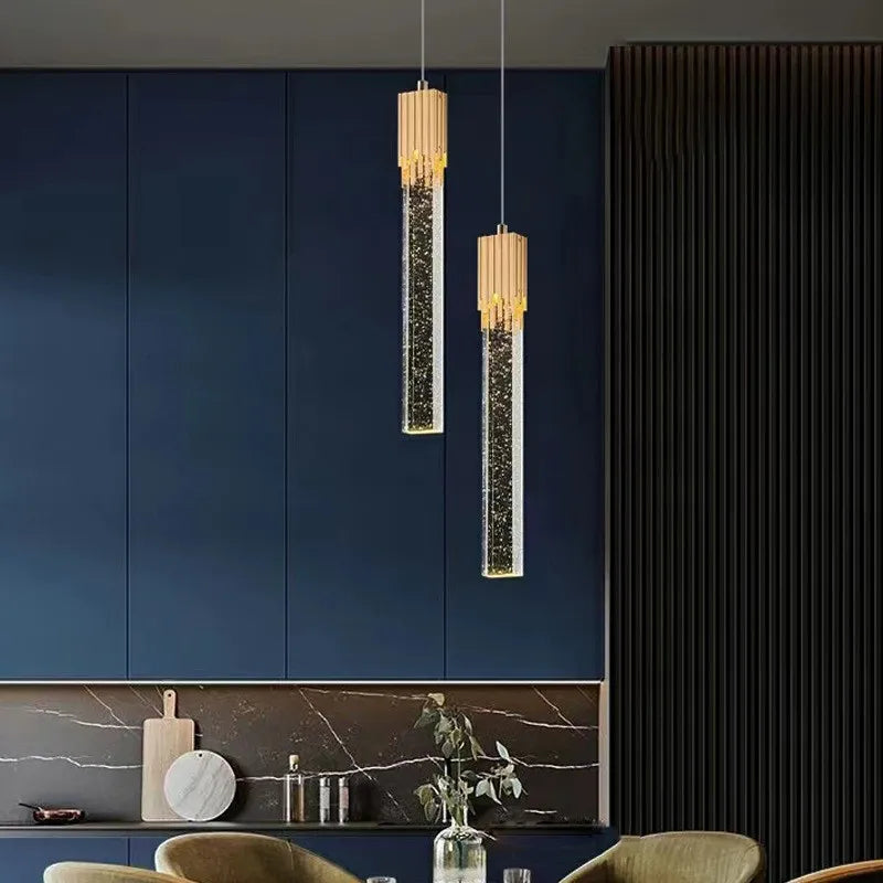 Modern Pendant Light Fixtures Crystal Led Bar Hanging Bedside Lamps Living Room Bedroom Indoor Lighting Creative Home Decor Bar