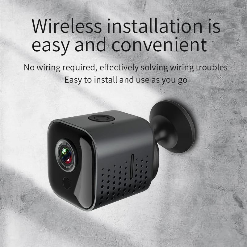 HD Mini Wireless WiFi Infrared Night Camera Home Indoor Wireless Remote Monitoring Camera Remote Network Portable Security Camer