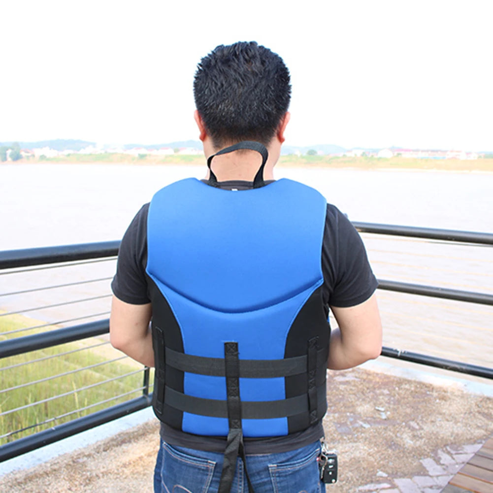 Fishing Water Ski Vest Buoyancy Boating Skiing Driving Vest Lightweight Safety Buckle Floating Foam for Surfing Sailboard Rowing