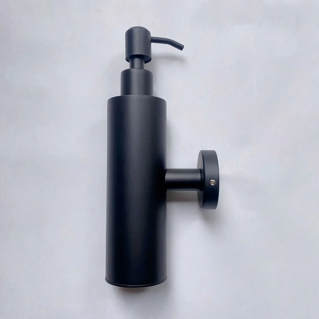 304 Brushed Stainless Steel Manual Soap Dispenser Wall Mounted Golden Black Square Round Soap Dispenser for Hotel Bathrooms