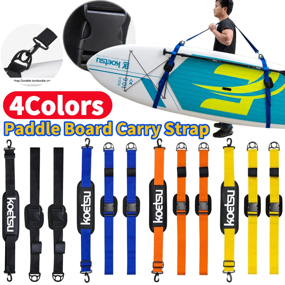 Paddle Board Carry Strap Surfboard Shoulder Carry Sling Stand Up Surf Paddle Board Carrier Paddleboard Accessories