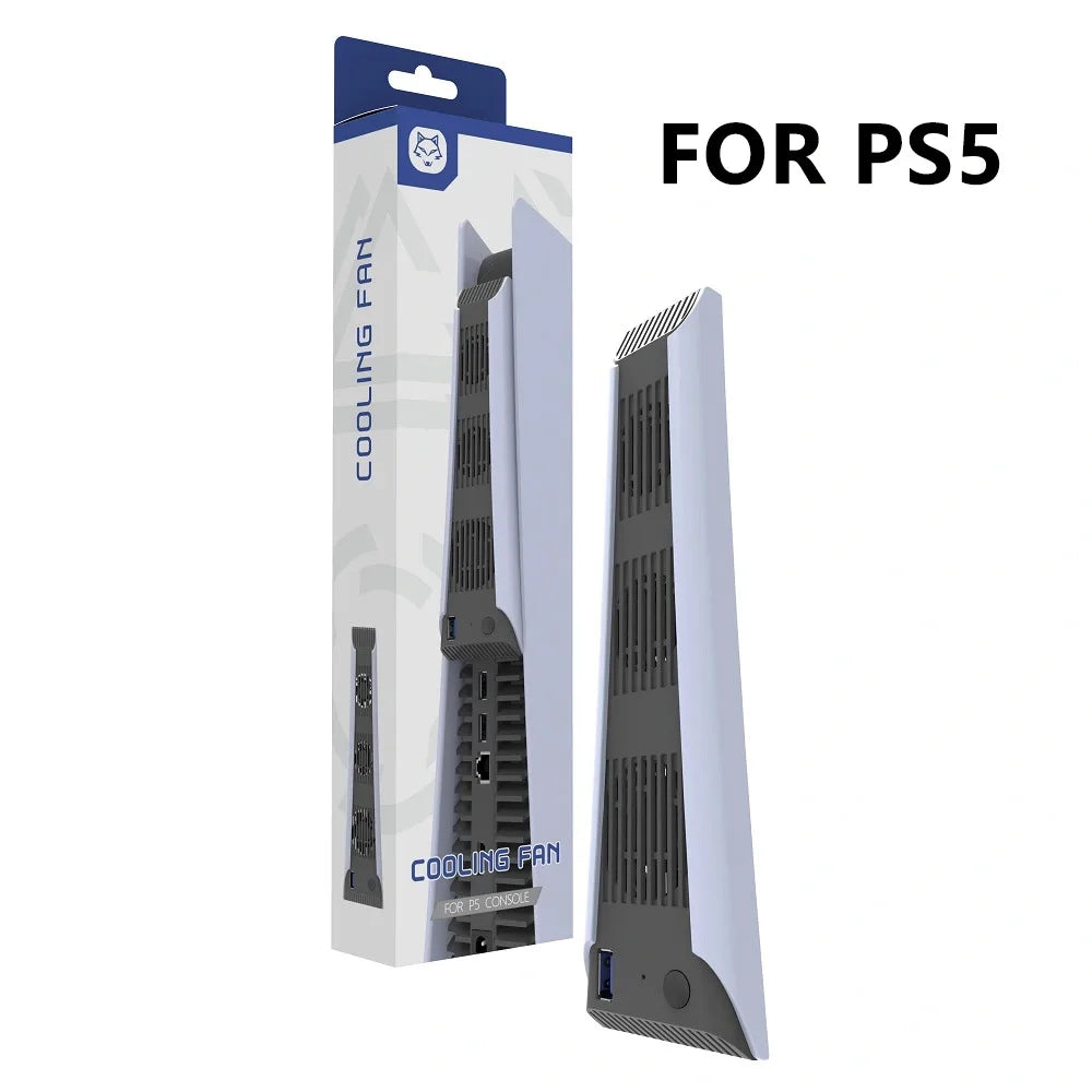 REMANK For PS5 and PS5 Slim Cooling System Cooling Fan For PS5 Slim and PS5 Cooling Fan Disc and Digital Console Cooling System