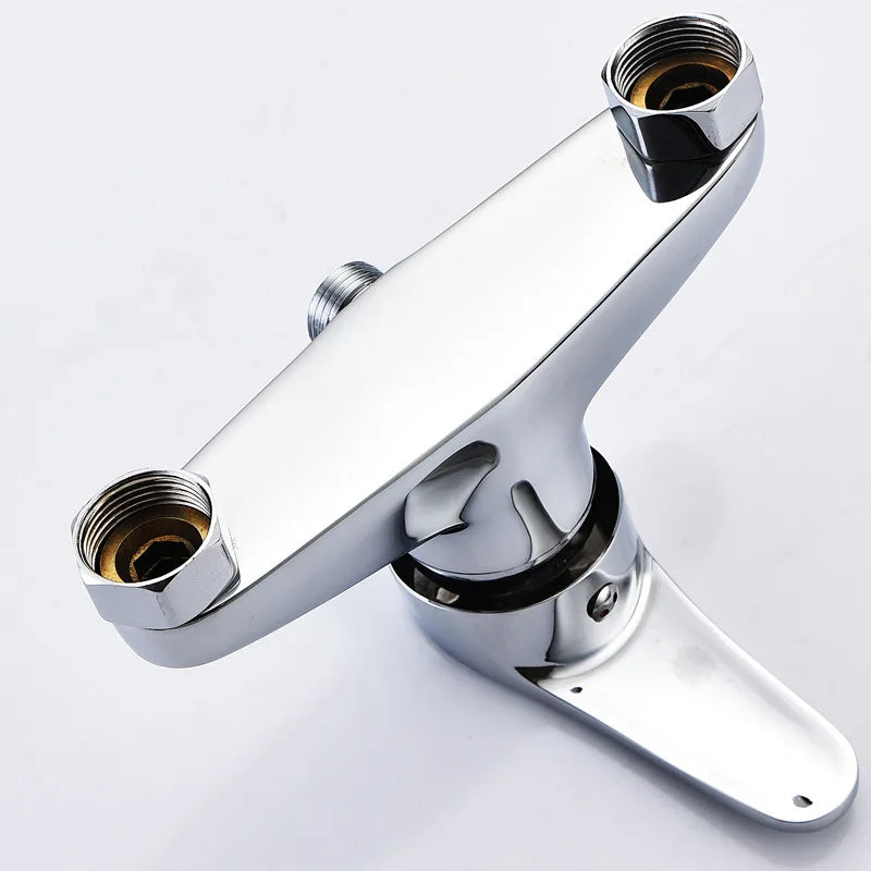 Brass Shower Faucet Mixer Valve Set with Shower Head and Hidden Switch for Bathroom Hot and Cold Water Tap  Bath