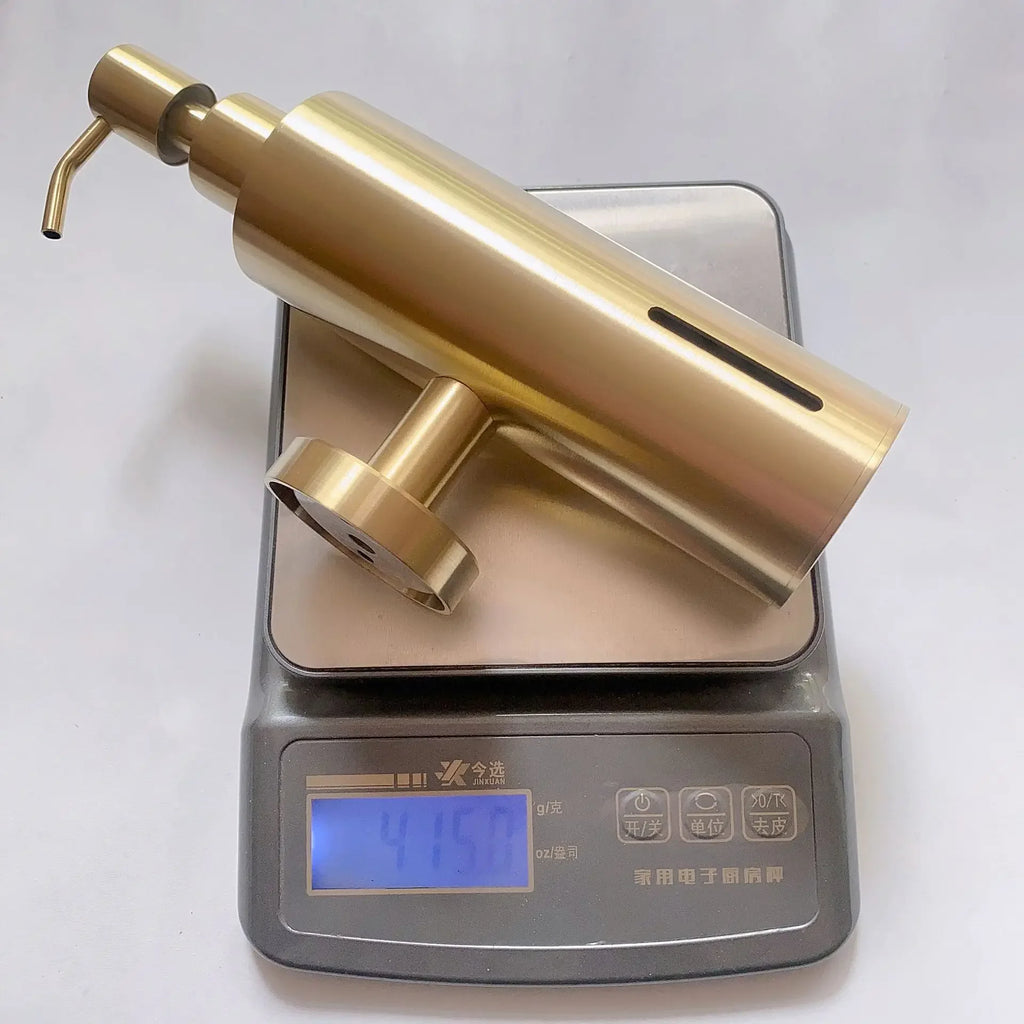 304 Brushed Stainless Steel Manual Soap Dispenser Wall Mounted Golden Black Square Round Soap Dispenser for Hotel Bathrooms