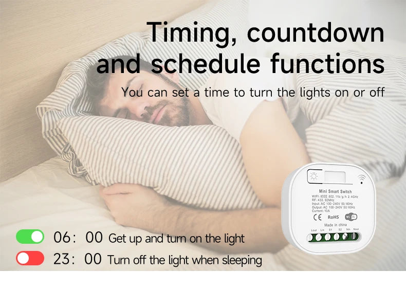 Smart Wifi Wireless Switch RF433 Self-Powered Push Button Wall Panels Remote Controller Light Switch Waterproof Wall Switches