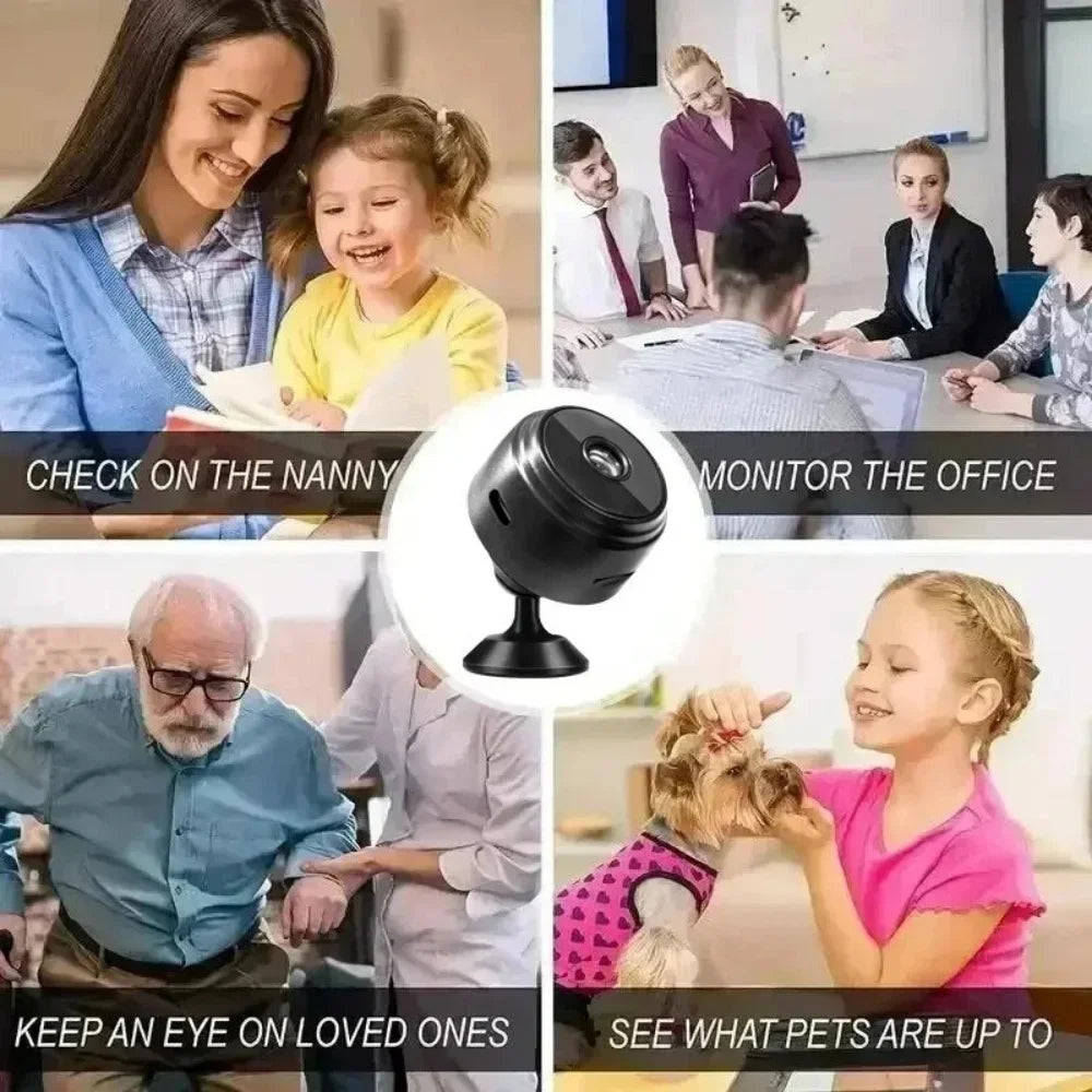 A9 WiFi Security Camera Wireless Surveillance Camcorder Infrared Night Vision Motion Detection Remote Video Monitor Smart Home