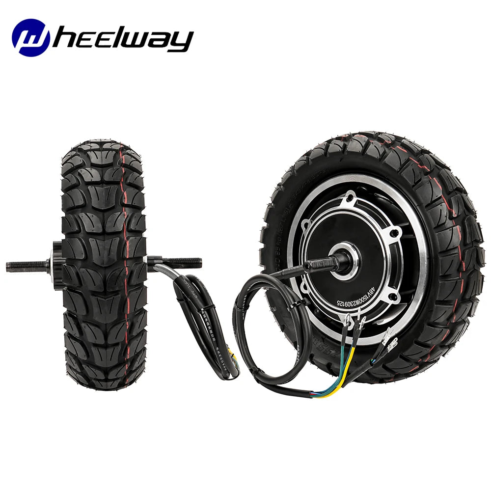 Electric Scooter Motor Folding Scooter Wheel Shared for Dual Drive Motor, 10 inch, 48V, 1000W, 60V, 1200W, 1500W, 50 Km/h