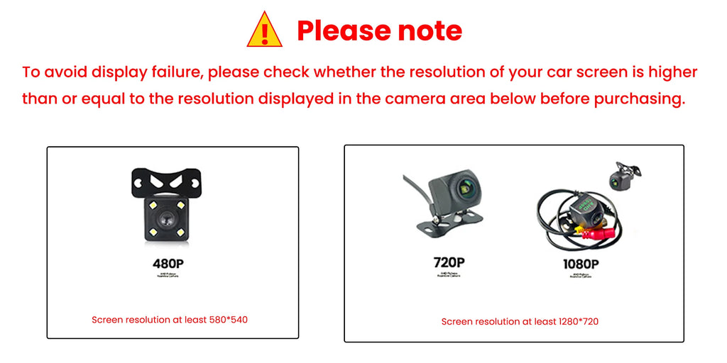 Universal HD 1080P AHD Car Rearview Camera 12V 480P 720P Waterproof Night Vision HD Color Image Video Car Reversing Image