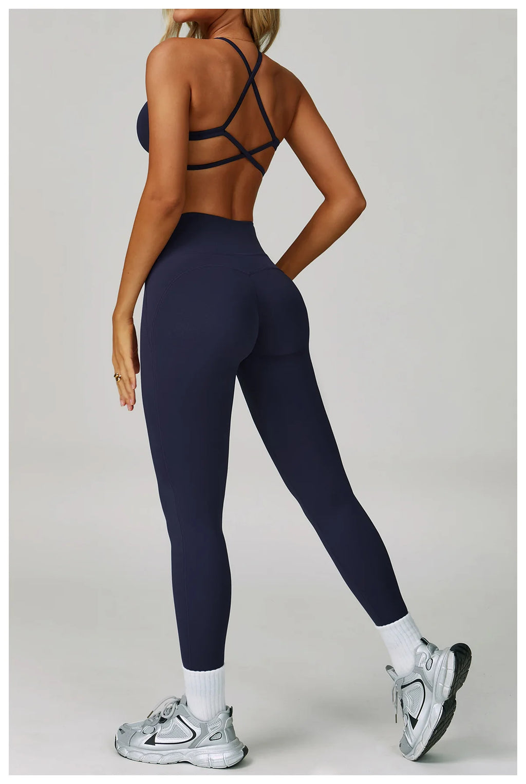 Women's Tracksuit 2 Piece Set Fitness Clothes Yoga Sets Sportswear Workout Bra High Waist Leggings Set Gym Clothing Sports Suits