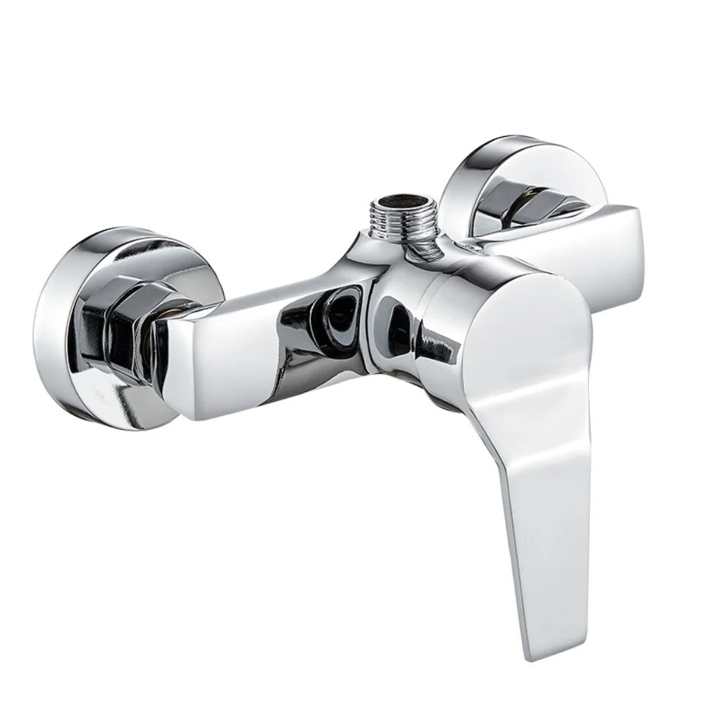 Wall Mounted Shower Hot And Cold Water Mixer Valve G1/2\" Upper Outlet Bathroom Accessories Valve Faucet Shower Tap