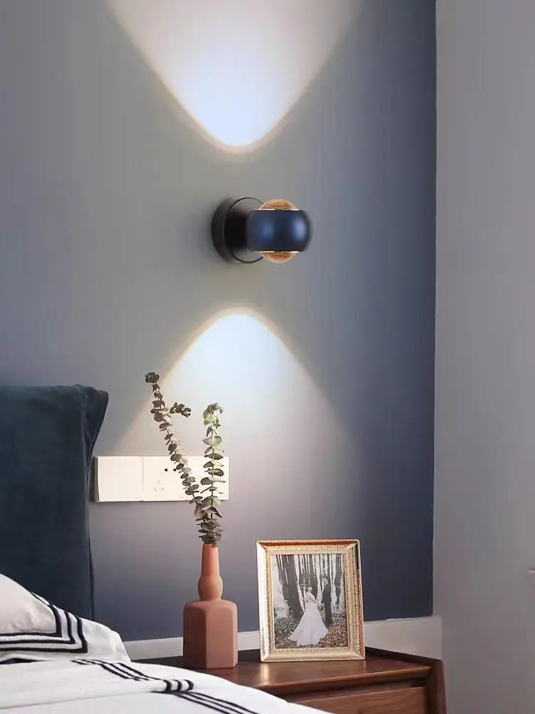Aluminum Luxury Art Glass Wall Lamp Sconce Living Dining Room Bedroom Corridor Staircase Home Decor Lighting