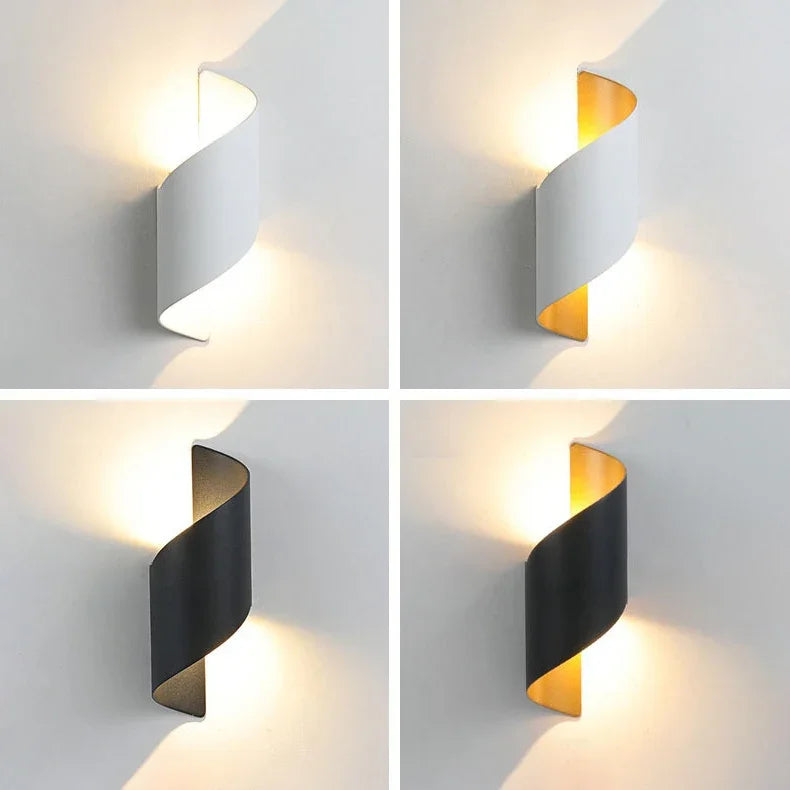 LED Wall Lamp 10W Indoor Wall Lights Waterproof Outdoor Modern Nordic Sconce Lamp Interior Wall Light Home Decor