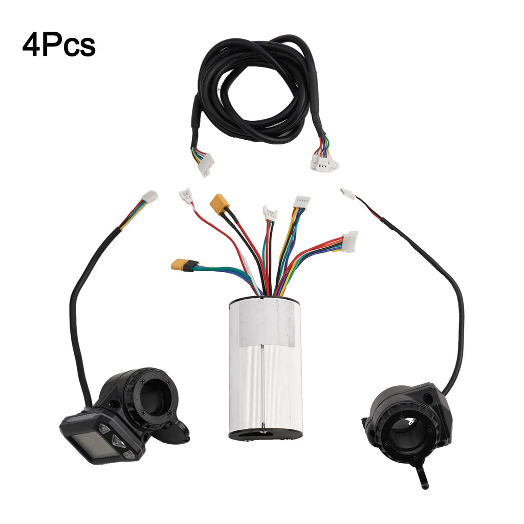 Reliable Electric Scooter Controller with LCD Display and Advanced EABS Brake System Fits Various Wheel Sizes and Power Ratings