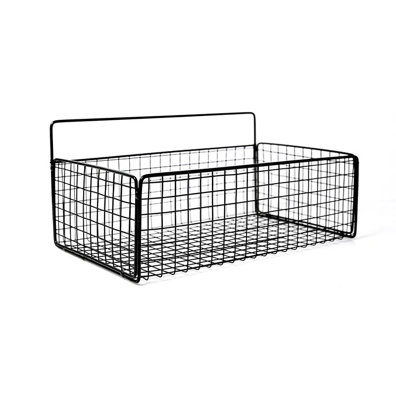Kitchen Bathroom Storage Rack No Drilling Required Wall-Mounted Organizer Space-Saving Accessories Kit Supplies Essential