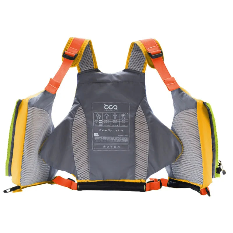 Daiseanuo Adult Life Jackets Floating Vest Buoyancy Aid Jacket PFD for Fishing Sailing Surfing Boating Kayak for Water Sports