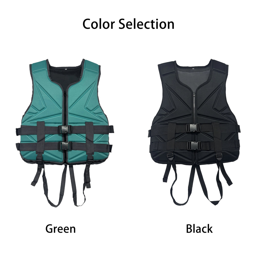 Neoprene Life Jacket Adult Kids Life Vest Water Sports Fishing Vest Kayaking Boating Swimming Surfing Drifting Safety Life Vest
